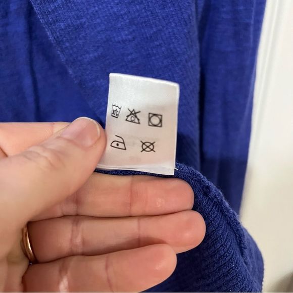 Kismet blue long sleeve open front cardigan size small - Picture 6 of 9